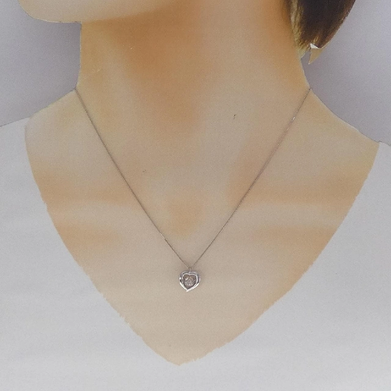 Dây chuyền kim cương hình trái tim PT900/PT850 0.30CT - Hàng hiệu Chính hãng 857629