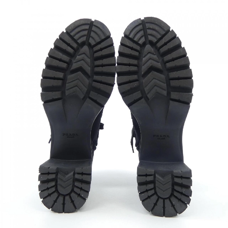 Giày boot PRADA với logo tam giác RE-NYRON 1T708M 657248