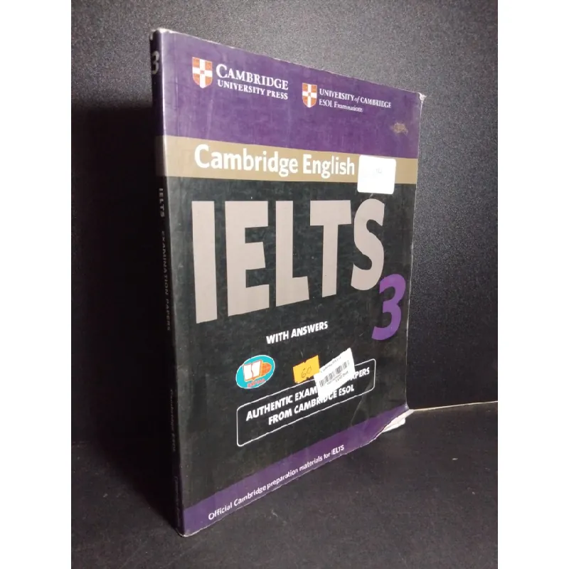 [Sách Cũ SCGR] Ielts Examination Papers with answers mới 90% bẩn bìa, ố nhẹ, tróc gáy nhẹ HCM2101 Cambridge Esol HỌC NGOẠI NGỮ 681404