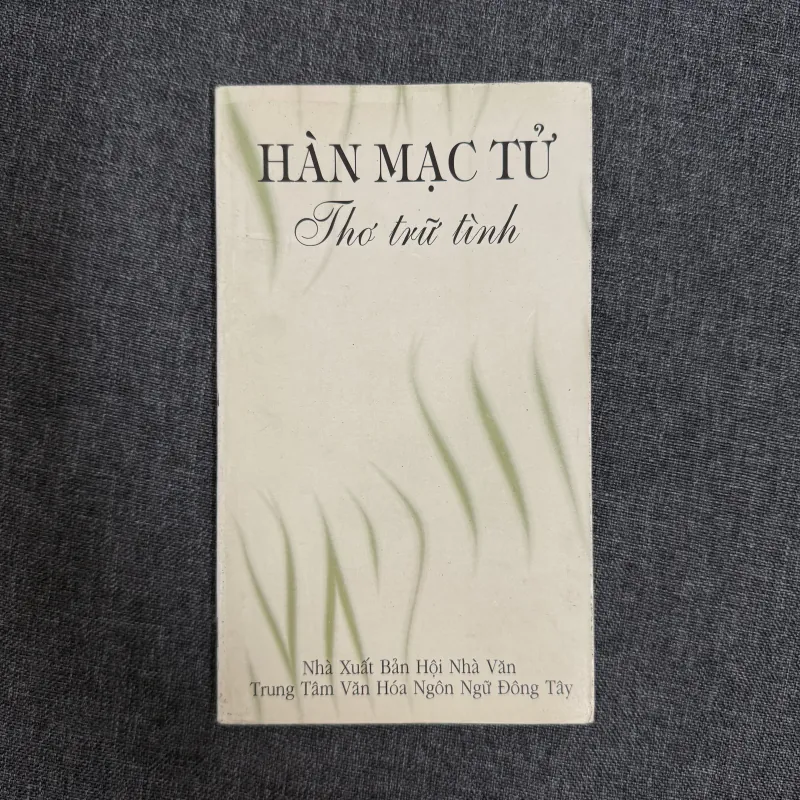 Thơ trữ tình - Hàn Mặc Tử 754176