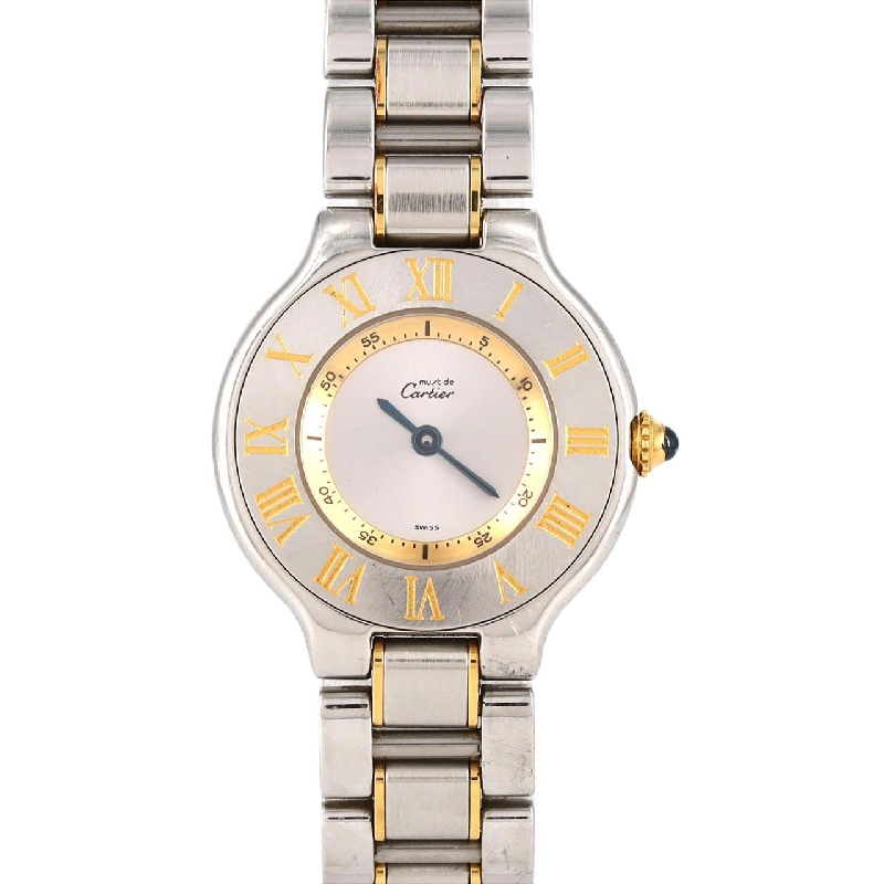 Cartier Must 21SM Combi W10073R6 SSxYG Quartz - Hàng hiệu Authentic 880592