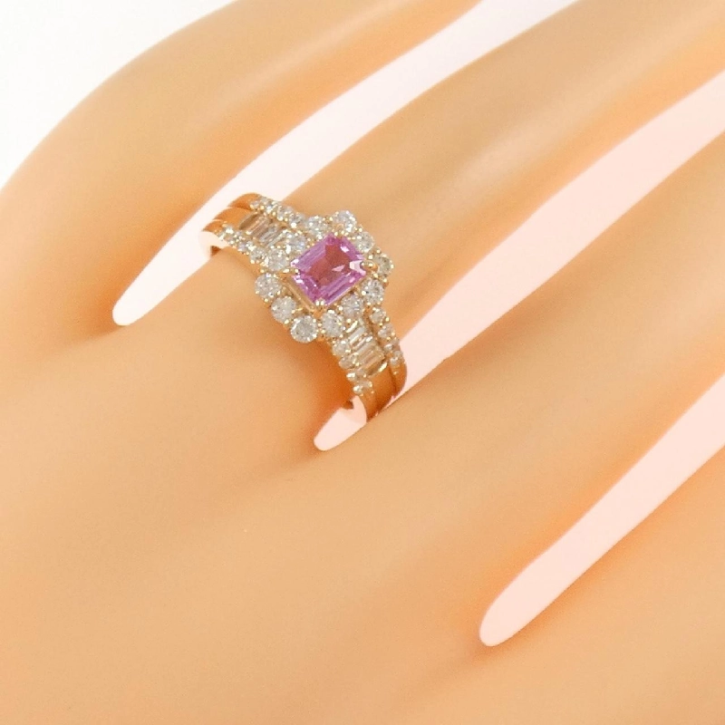 Nhẫn Sapphire K18PG 0.512CT - Hàng hiệu Chính hãng 667427