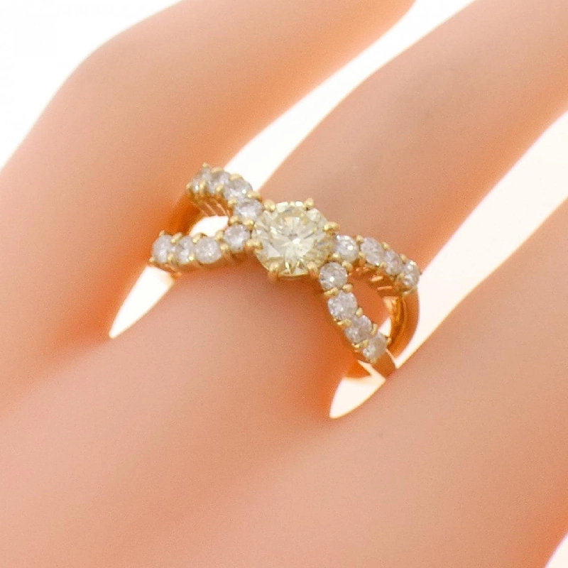 Nhẫn kim cương K18YG 0.538CT - Hàng hiệu Chính hãng 849344