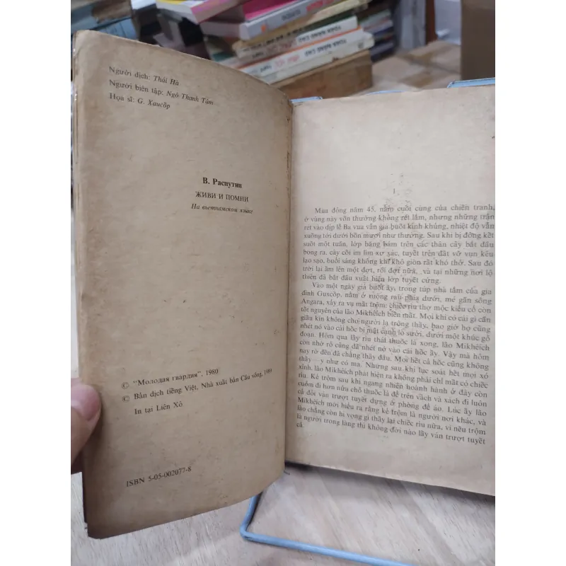 Sách: Sống mà nhớ lấy - TG: Valêntin Raxputin (B2) 799686