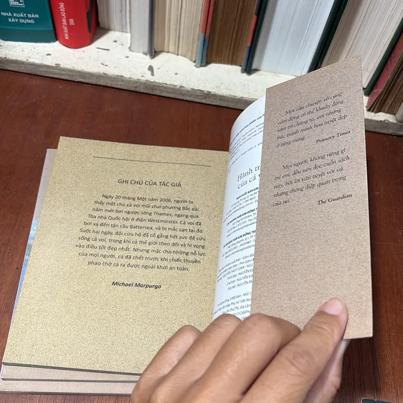 II Sách Thiếu Nhi: Hành Trình Của Cá Voi - MICHAEL MORPURGO - 2017 709460