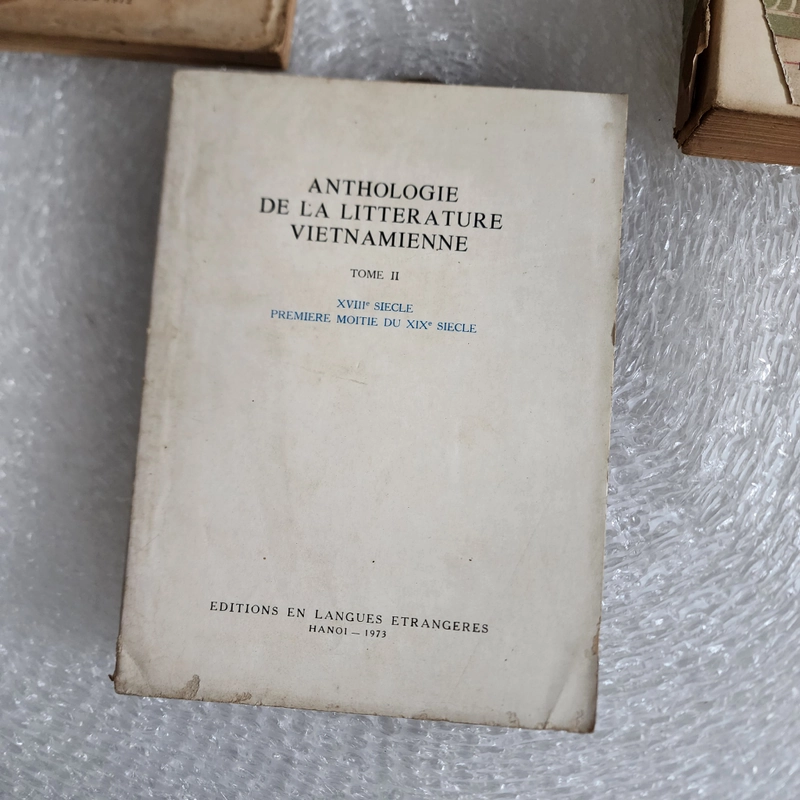 Anthologie de la lietterature Vietnamienne | 4 tập | in 1972 đến 1975 giấy tốt 507641