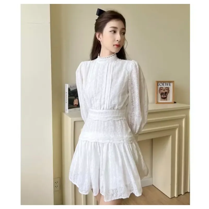 Váy trắng Coqui phong cách tiểu thư thanh lịch 793194