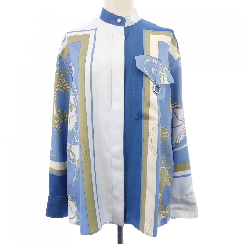 HERMES EX-LIBRIS 3E0607D7 Áo sơ mi - Hàng hiệu Chính hãng 810517