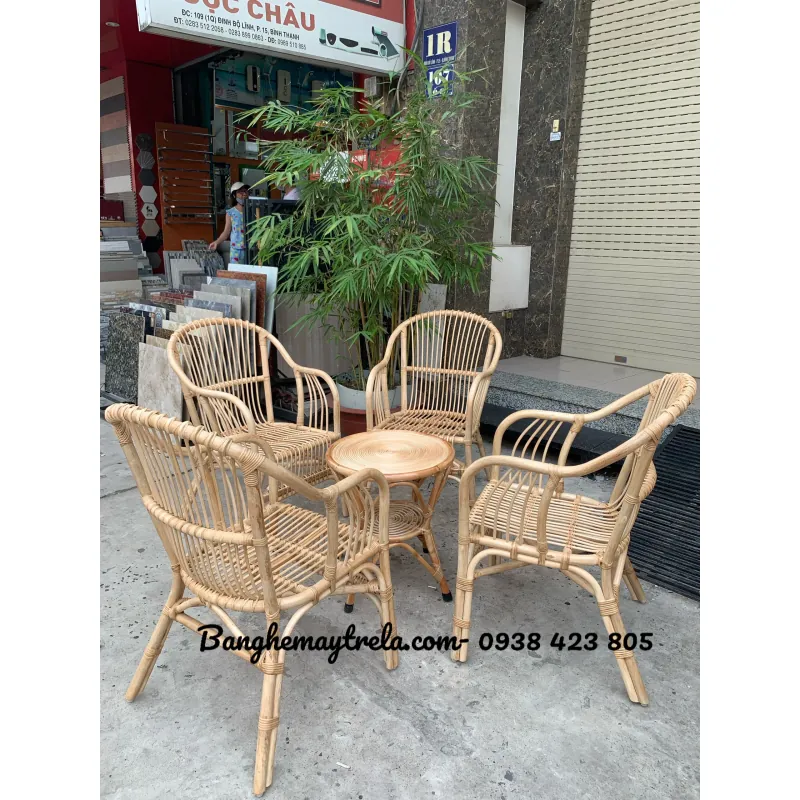 Ghế mây đơn tự nhiên 591058