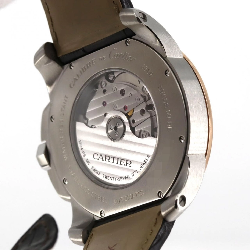 Cartier Calibre de Cartier LM PG Combi W7100051 SSxPG tự động - Hàng hiệu chính hãng 882335