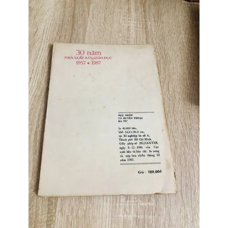 NGỤ NGÔN VÀ HUYỀN THOẠI BA TƯ 929134