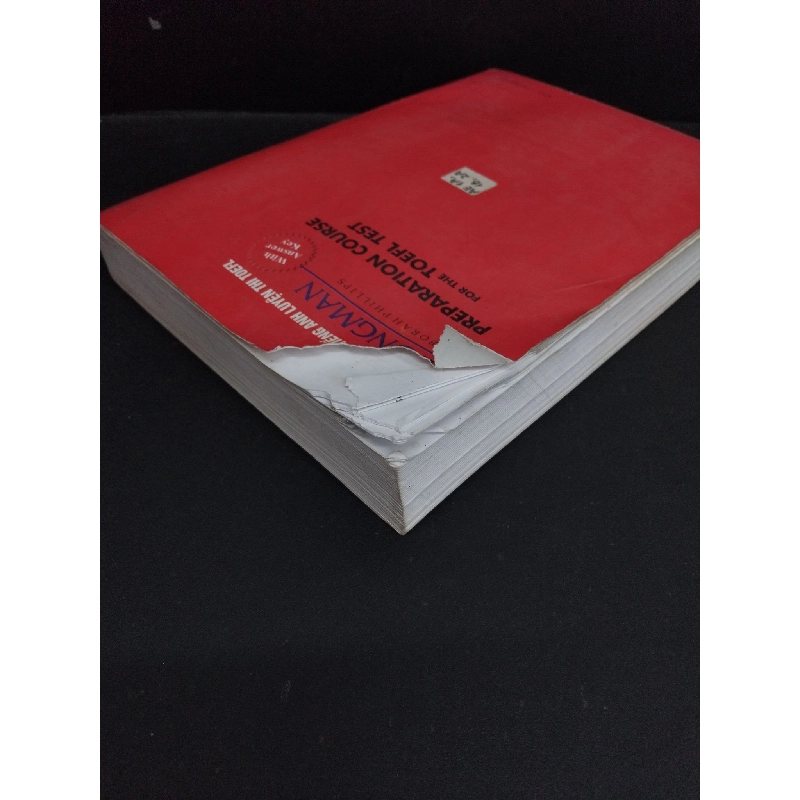 Cẩm nang tiếng anh luyện thi Toefl Longman mới 70% ố tróc gáy nhẹ rách bìa sau có chữ 2009 HCM1712 Deborah Phillips HỌC NGOẠI NGỮ 917717