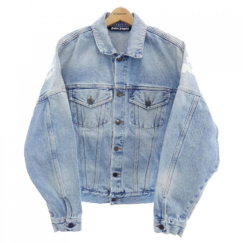PALM ANGELS PMYE006R21DEN001 Áo khoác denim - Hàng hiệu Authentic 892317