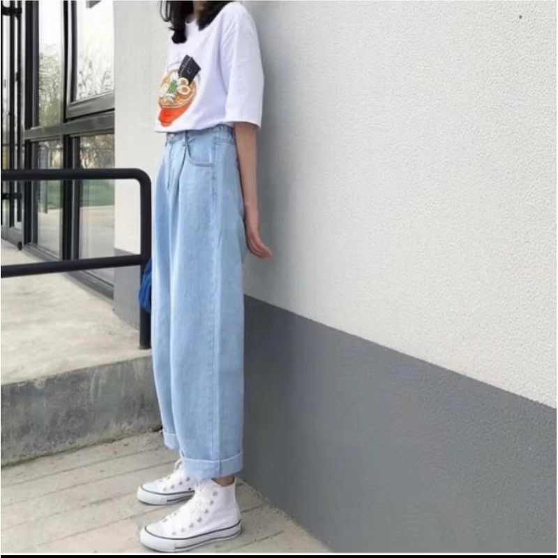 Quần jean nữ ống rộng size M cho chị em 474065
