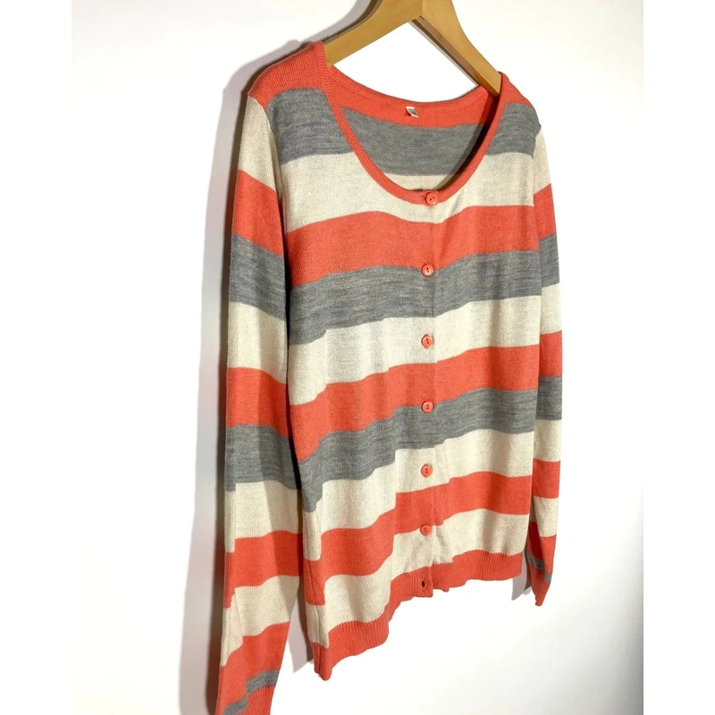 Áo Cadigan Mongtogi  Nhật Kẻ Sọc Trẻ Trung.Size M/L
 462628