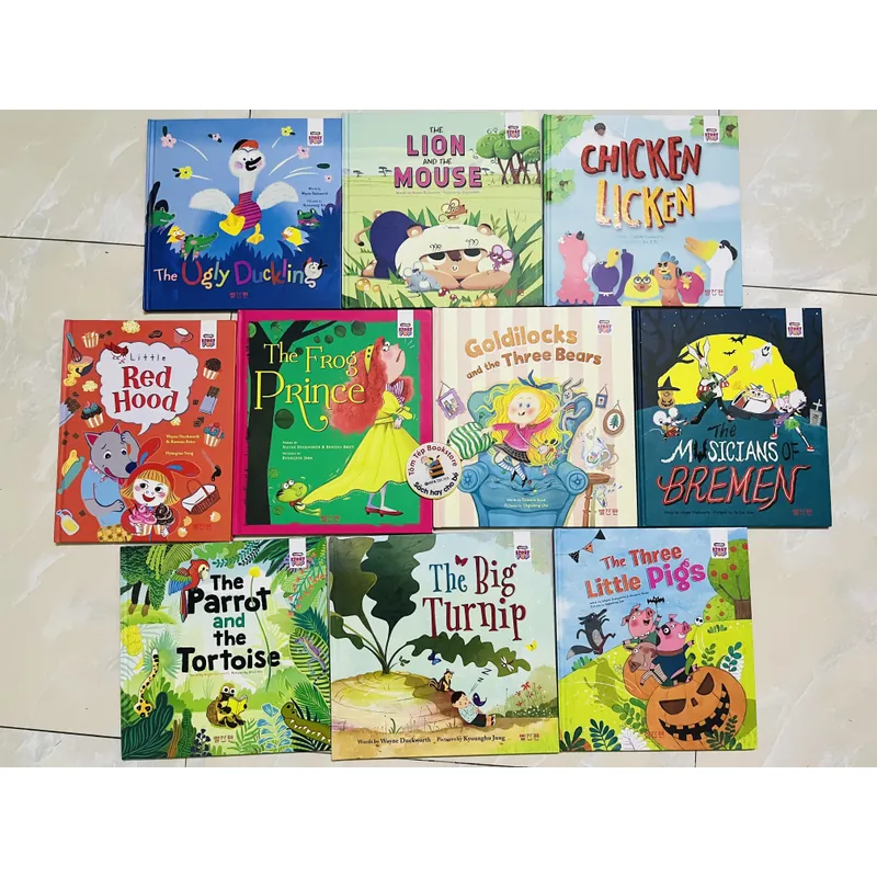 Bộ cổ tích Tiếng Anh kinh điển- minh hoạ hiện đại + mã QR quét Video 701694