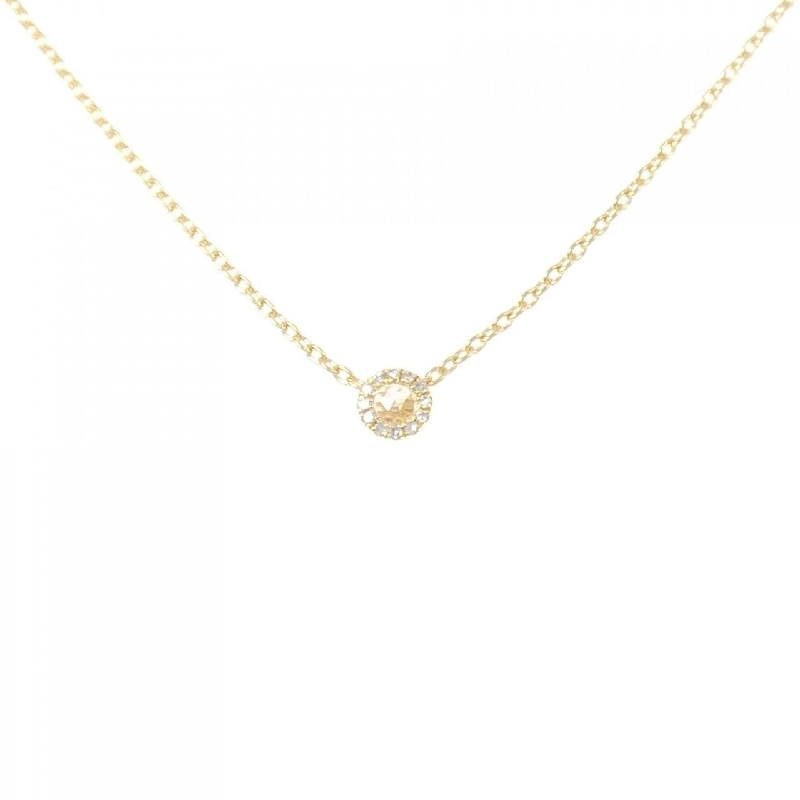 Dây chuyền kim cương K18YG 0.08CT - Hàng hiệu Chính hãng 861889