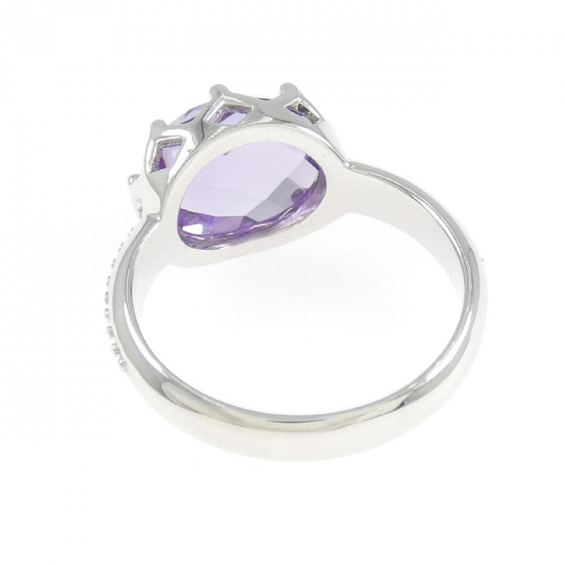 Nhẫn Amethyst K10WG - Hàng hiệu Authentic 853781