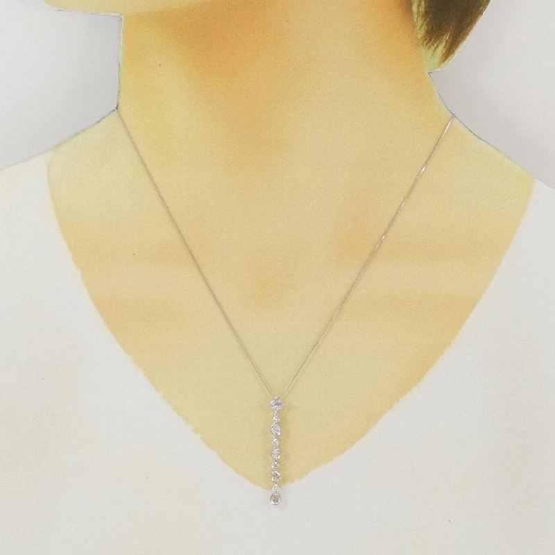 K18WG Dây chuyền kim cương 0.78CT - Hàng hiệu Chính hãng 862149