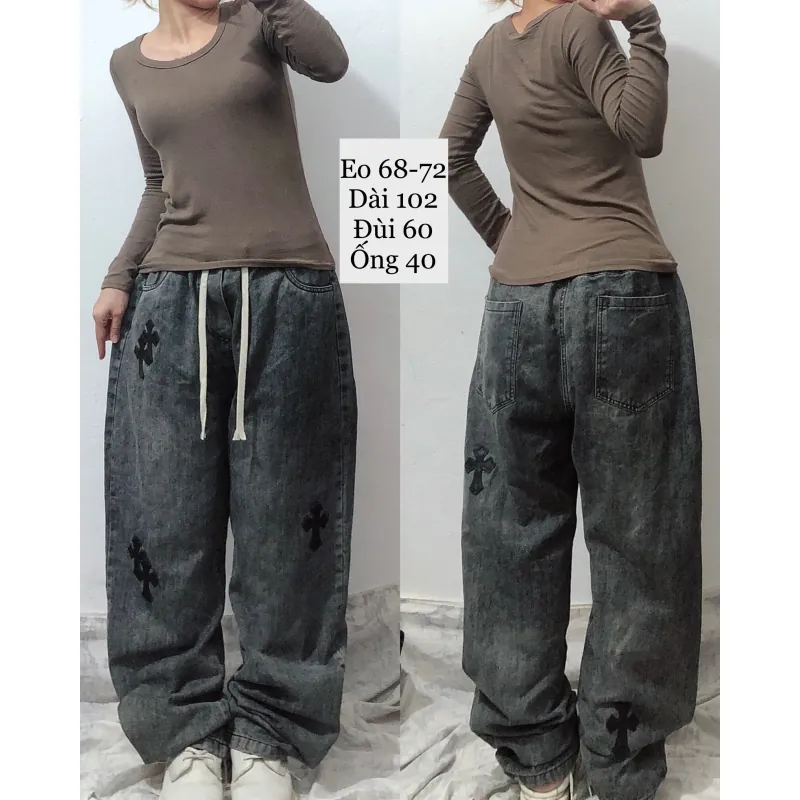 Quần jeans suông  999834