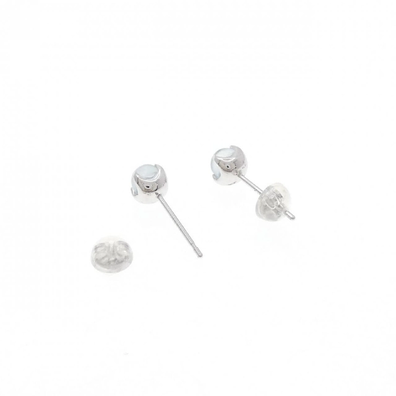 K18WG Aquamarine Cat's Eye Bông tai - Hàng hiệu Chính hãng 866525