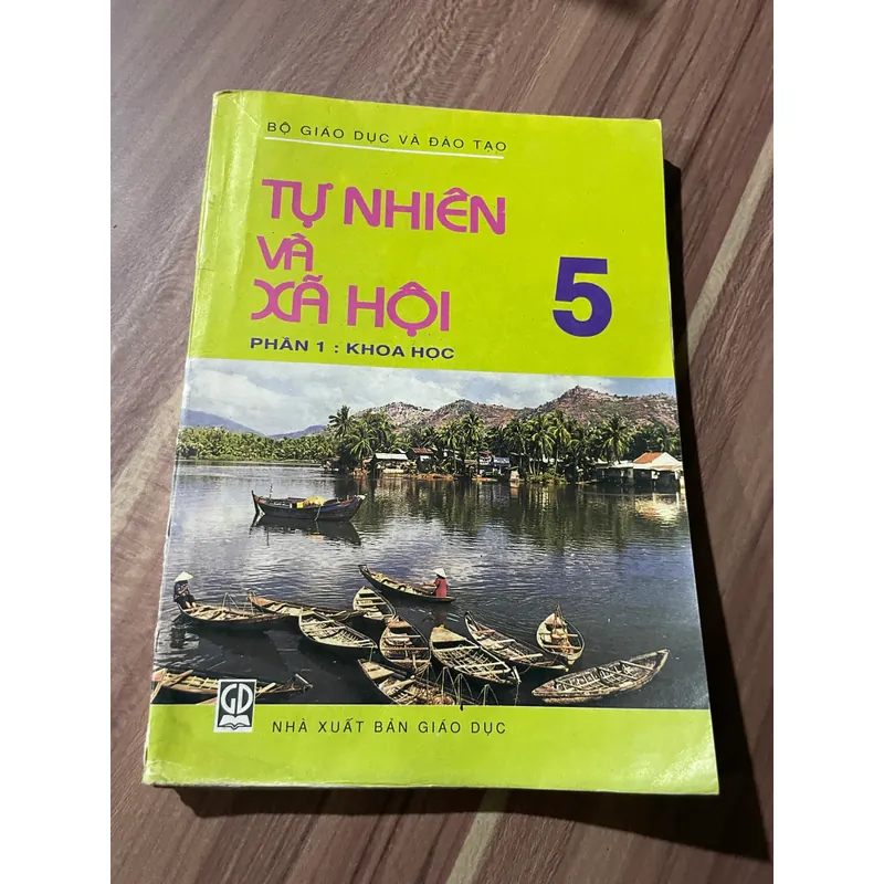 Tự nhiên xã hội lớp 5 - sách giáo khoa xưa  592545