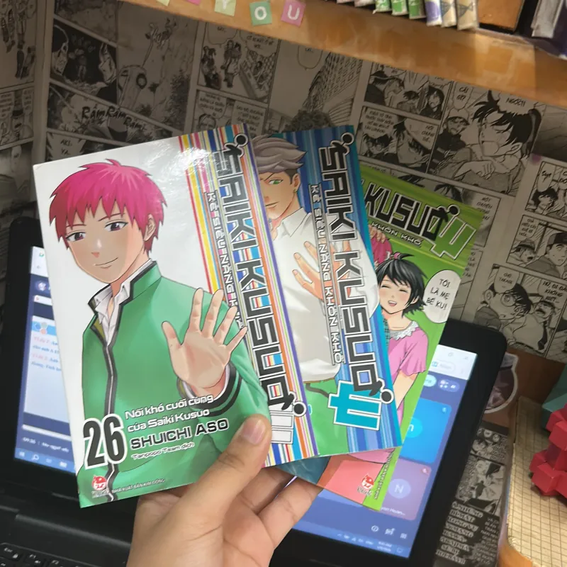 Combo 3 tập Saiki Kusuo 26, 6, 13 1042211