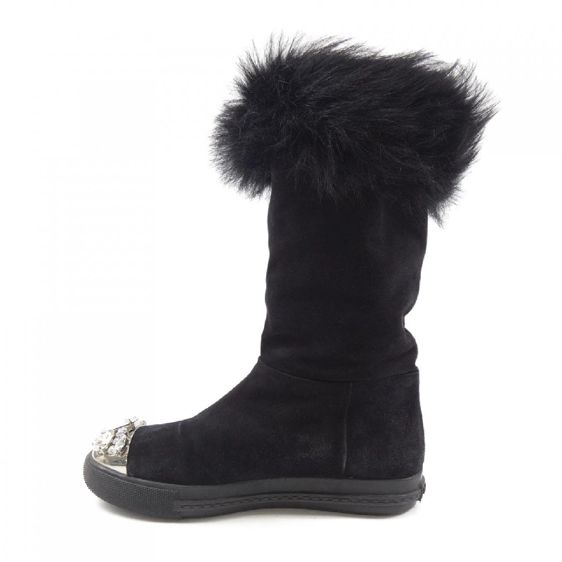 【Khuyến mãi】Giày bốt MIU MIU 664644