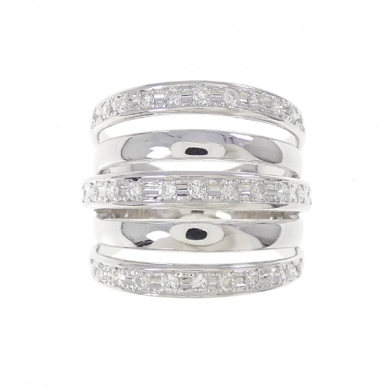 K18WG Nhẫn Kim Cương - Hàng hiệu Chính hãng 853045