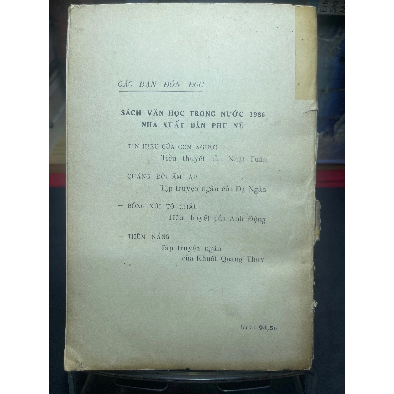 Trước buổi rạng đông 1986 mới 50% ố vàng rách bìa Vĩnh Quyền HPB0906 SÁCH VĂN HỌC 915145
