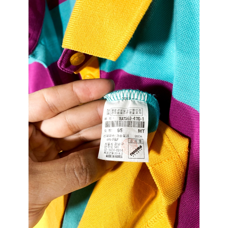 Áo Thun Polo Hàn Hiệu Renoma Size M L
 505454