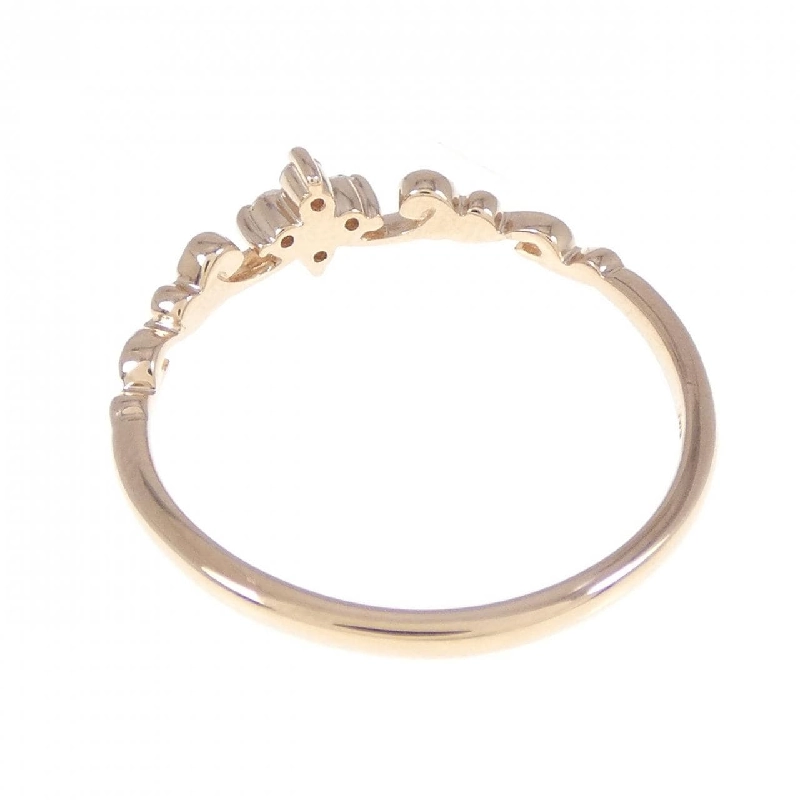 Nhẫn kim cương K10PG hoa 0.05CT 670735