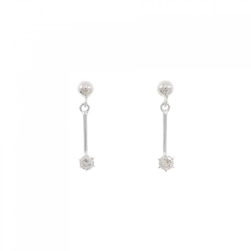 K18WG Bông tai kim cương - Hàng hiệu Chính hãng 868848