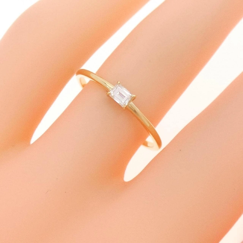 Nhẫn kim cương K18YG 0.10CT - Hàng hiệu Chính hãng 856159