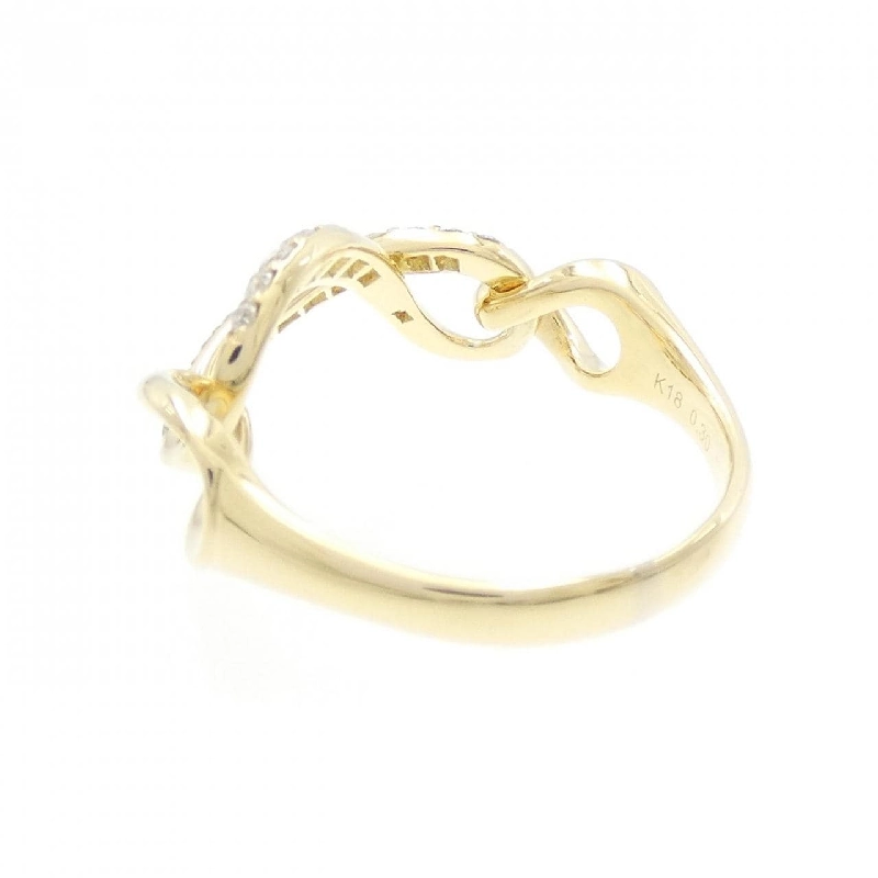 Nhẫn kim cương K18YG 0.30CT 670642