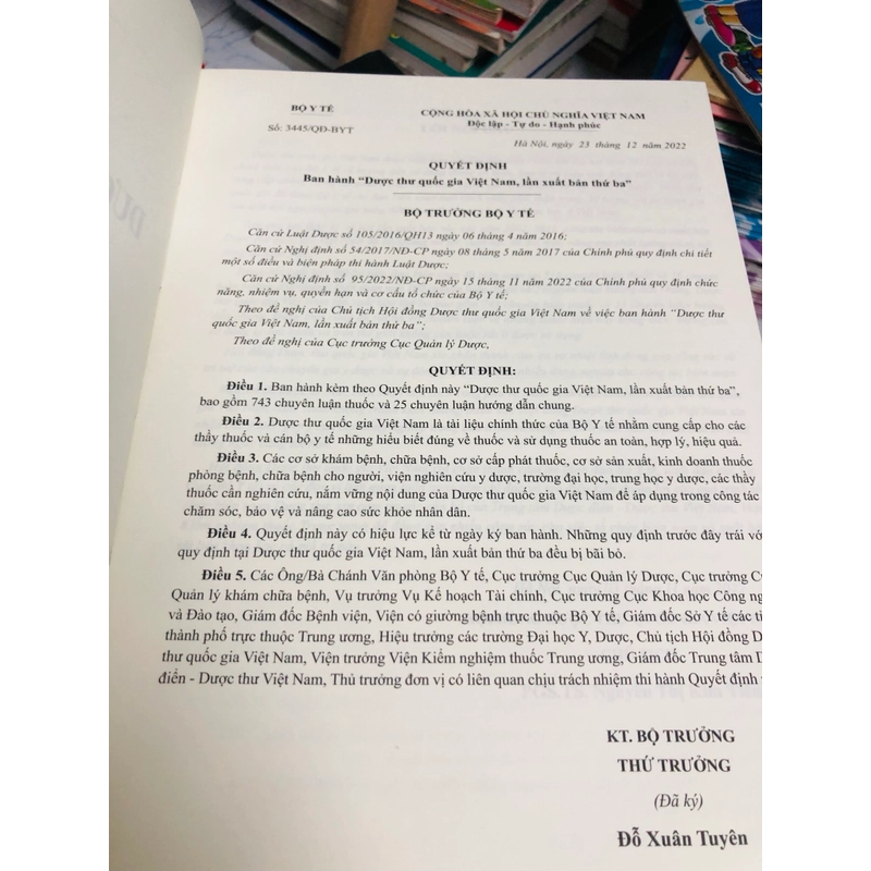 📚 DƯỢC THƯ QUỐC GIA VIỆT NAM – Xuất bản lần 3 (2022) 551686