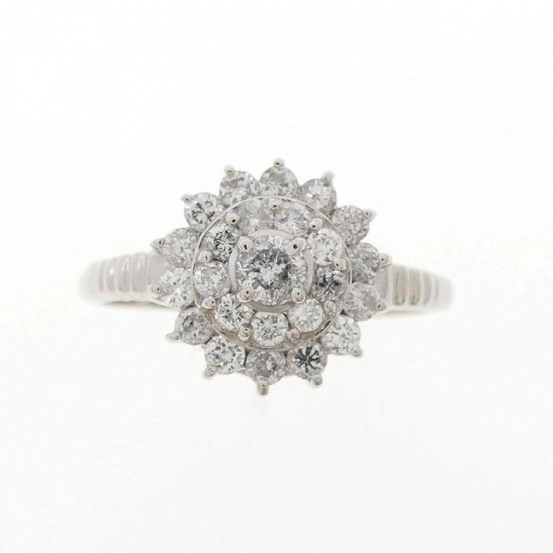 Nhẫn kim cương hoa PT900 0.50CT - Hàng hiệu Authentic 850745