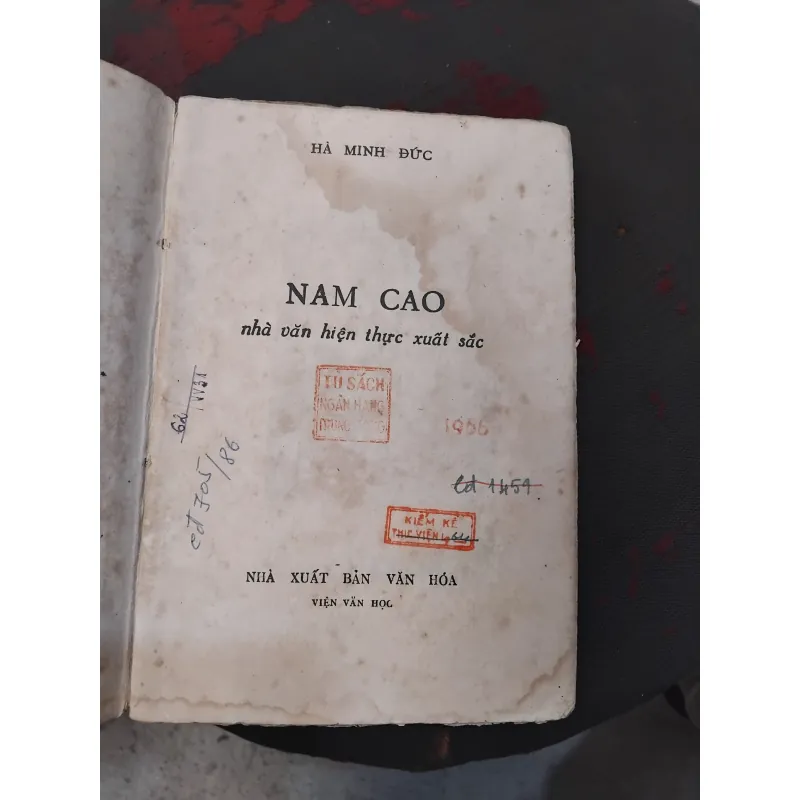 Nam Cao ( 1914 - 1951 ) của GS Hà Minh Đức  1020357