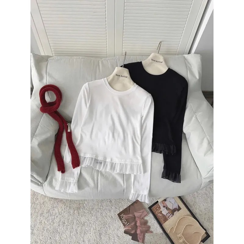 Áo phông bèo nữ form ôm tôn dáng – chất thun co giãn siêu đẹp, dễ phối đồ  653659