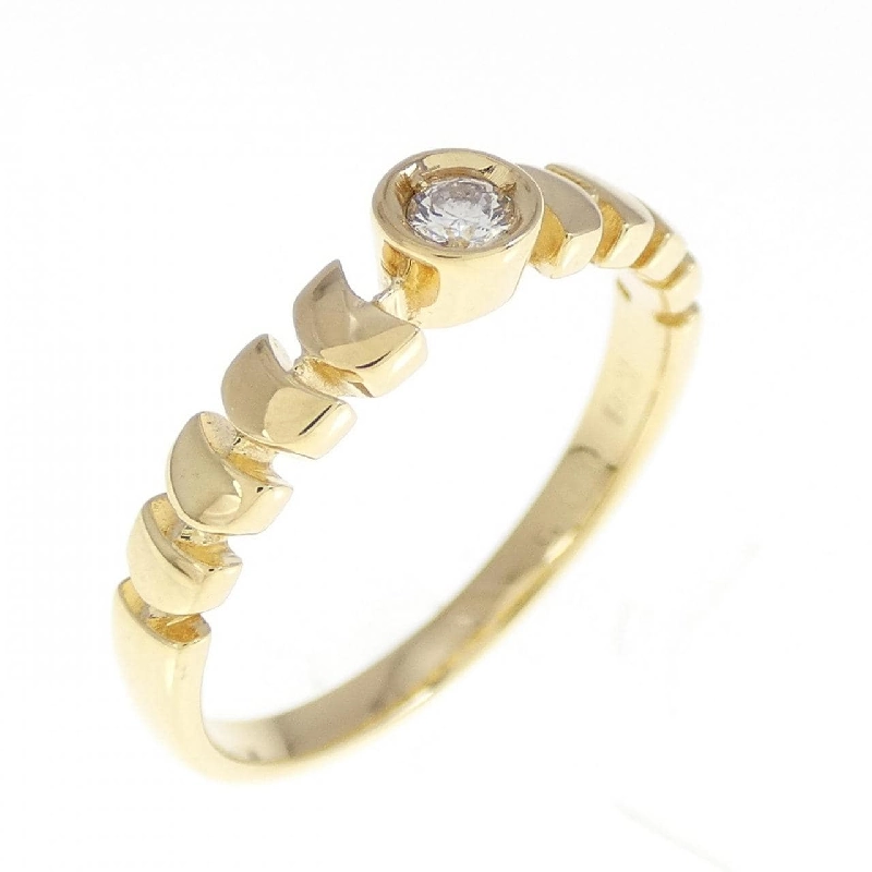 Nhẫn kim cương K18YG 0.05CT 672603