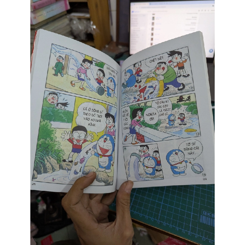 Truyện tranh Doraemon tranh truyện nhi đồng phiên bản màu 503496
