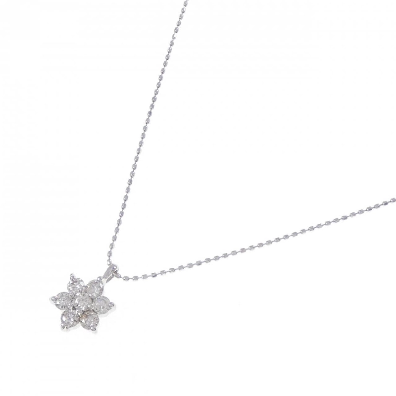 K18WG Hoa Kim Cương Dây Chuyền 0.5CT - Hàng hiệu Chính hãng 855949