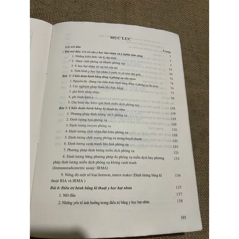 BÀI GIẢNG Y HỌC HẠT NHÂN- SÁCH Y - KHỔ LỚN 569803