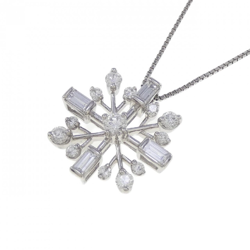Dây chuyền kim cương Snowflake PT900/PT850 1.012CT - Hàng hiệu Chính hãng 861492
