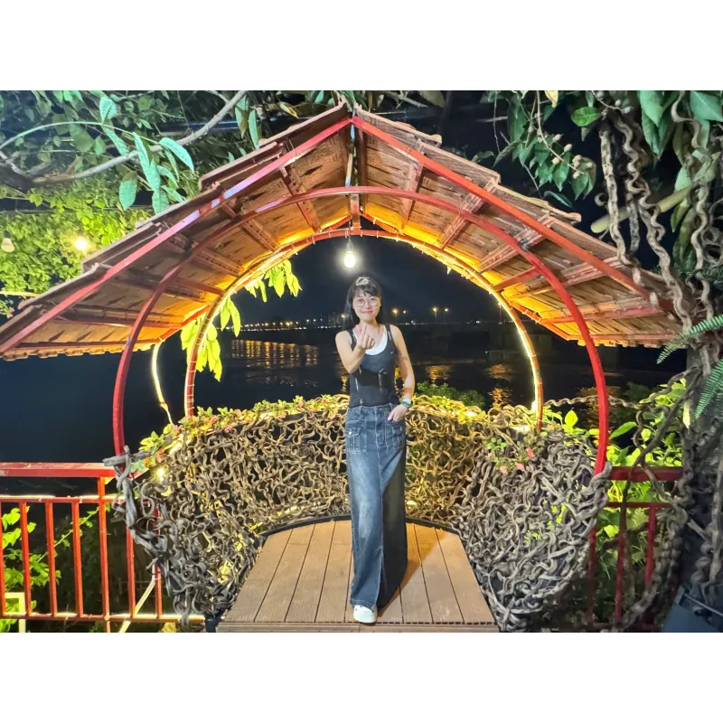 Chân váy jeans dài  1026159