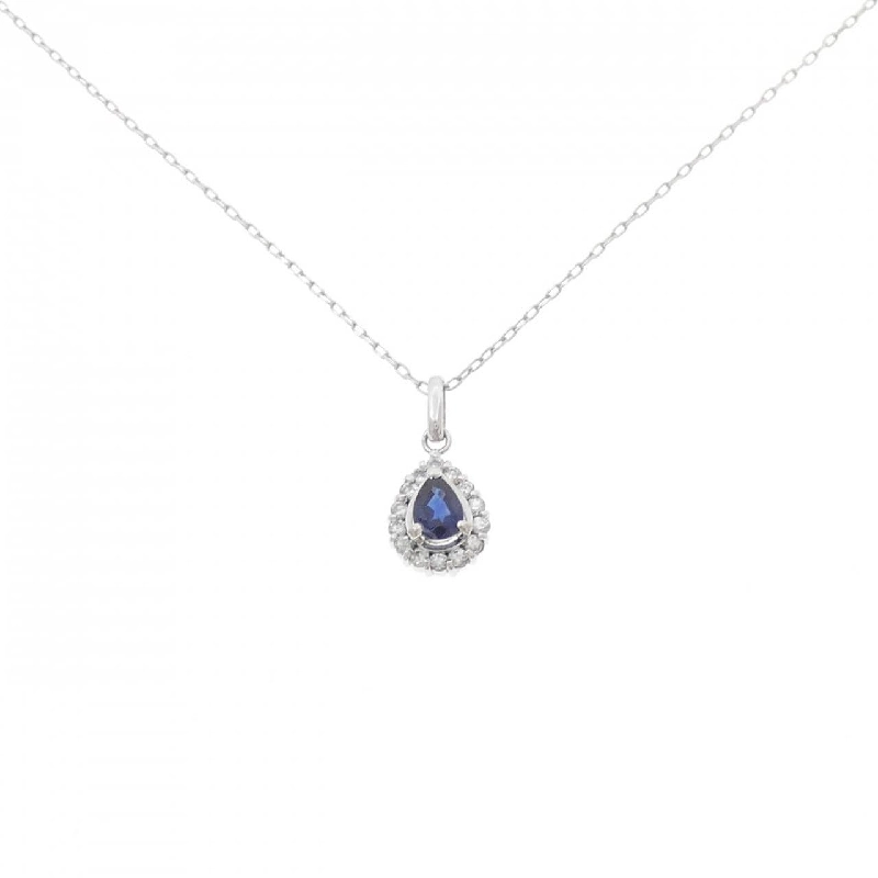 Dây chuyền Sapphire PT900/PT850 0.36CT - Hàng hiệu Chính hãng 860799
