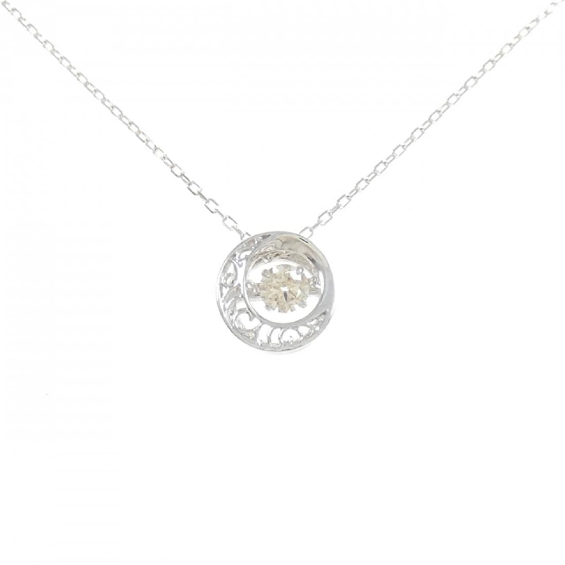 K18WG Dây chuyền kim cương 0.22CT - Hàng hiệu Chính hãng 859853