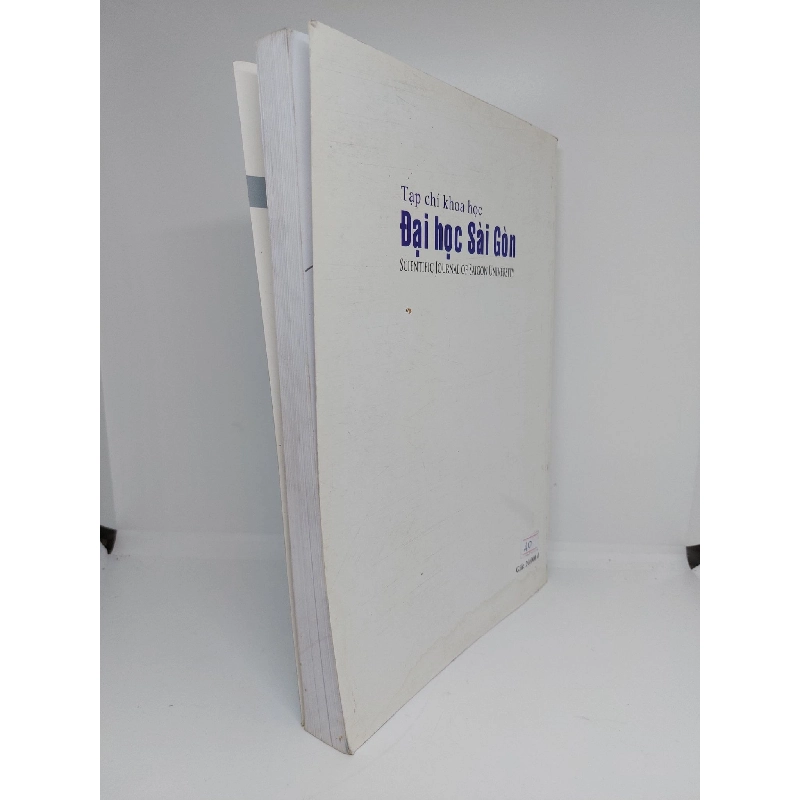 Tạp chí Khoa Học Đại học Sài Gòn số 34 tháng 12 năm 2017 mới 90% HCM.ANTQ1409 911943