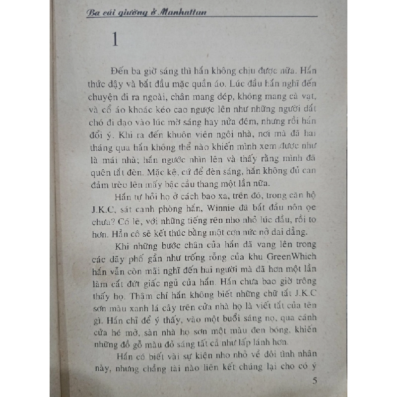 Ba cái giường ở Manhattan - George Simenon (Nguyễn Hữu Thời dịch) 472612