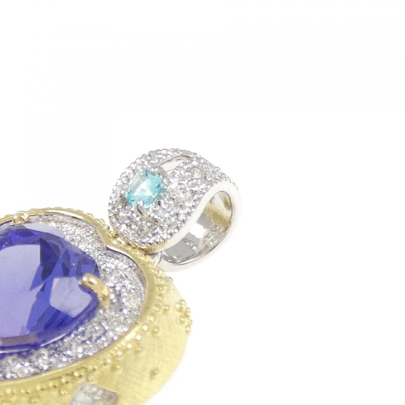 K18YG/K18WG Đá Tanzanite Mặt Dây Chuyền 3.15CT - Hàng hiệu Chính hãng 866477